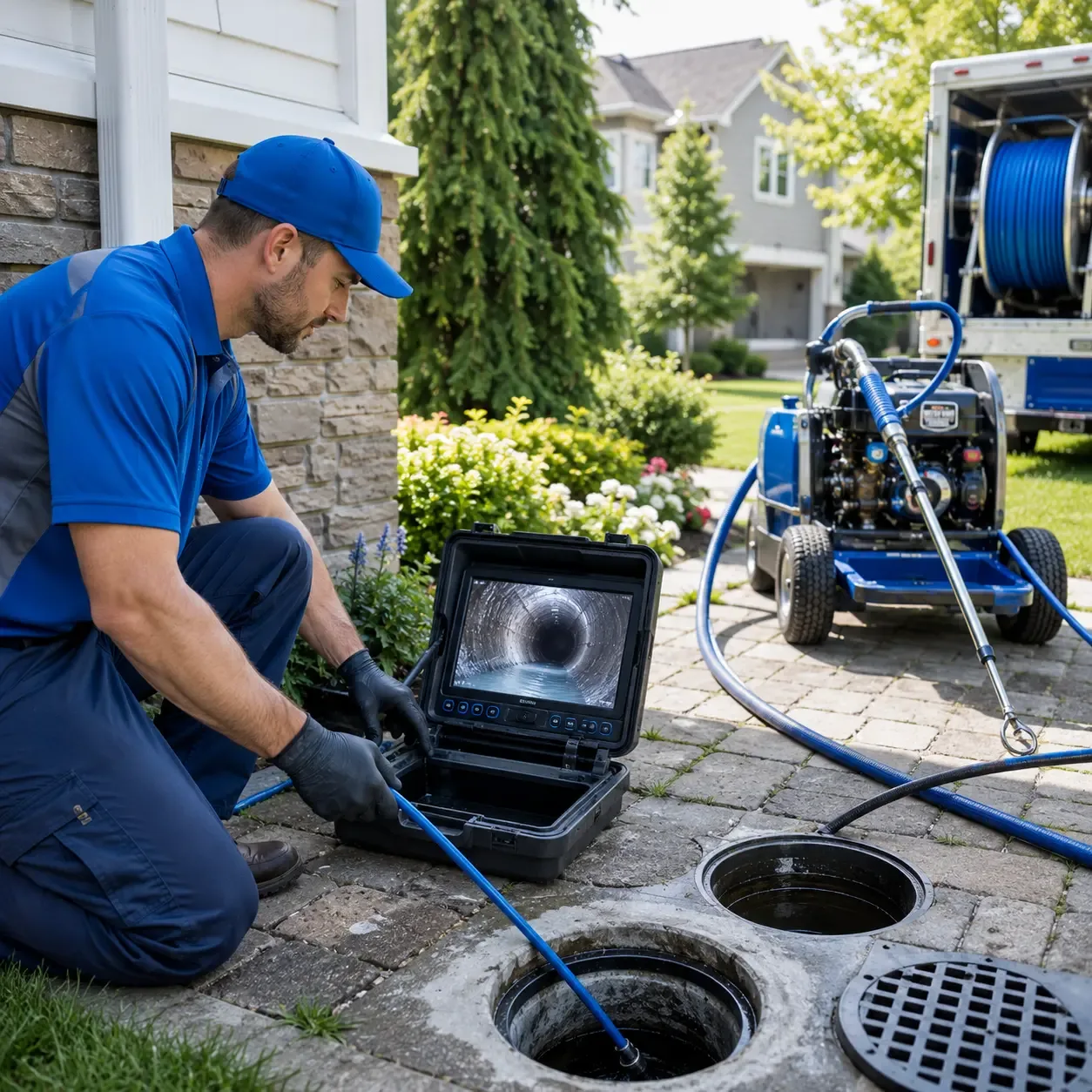 Outdoor drain cleaning professionals serving Eland, WI